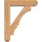 Ekena Millwork Balboa Craftsman Smooth Bracket w/ Offset Brace, Western Red Cedar, 7 1/2"W x 32"D x 40"H BKT0806X32X40BOA04SWR - alternate 3